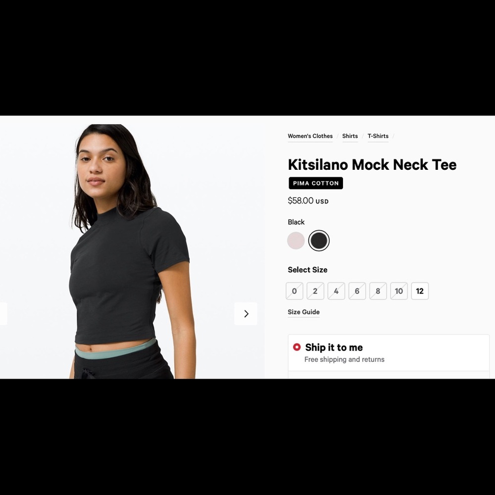 Kitsilano Mock Neck Tee